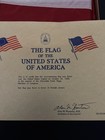 Vintage 3 x5  Nylon American Flag Flown Over U s  Capitol 1998 With Certificate