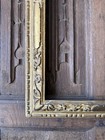 Antique 17th Century Lely Portrait Painting Picture Frame Gold 30x36 5 Cm Rebate