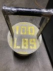 Custom Made 100lb Concrete Kettlebell With 1    Grip Great For Farmer Walks   Grip