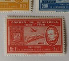Venezuela Airmail Stamps  1959  Sc c706-08  Mint  Nh  Og  Complete Set