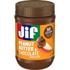  3 Pack  Jif Peanut Butter   Chocolate Flavored Spread  15 Oz  Jar
