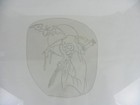 Vintage Acetate Stencil  reaper   Tattoo Stencil 