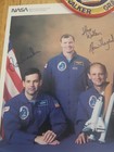Sts-30 Signed Crew Photo And Patch 