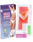 66 Pcs Wax Strips Set - 20 Facial   40 Body Hair Removal Kits For Women