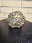 Japanese Glass Fishing Net Float Ball 3    Light Blue Vintage