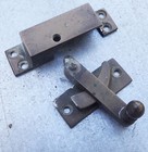 Victorian Brass Sash Window Latch Lock Fastener Catch Old Handle Antique