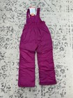 Cat   Jack Girls Purple Snow Bib Overalls Size Small S Winter Snow Pants Nwt