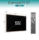 Local Pickup Only Hisense 55  Class S7 Canvastv 4k Qled Google Smart Tv 2024 New