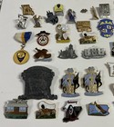 Lot Of 80 Vintage Jaycees Lapel Trading Pins 16 States  National    Chapters 