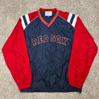 Boston Red Sox Pullover Windbreaker Men s Xl Genuine Merchandise Spellout Mlb