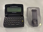 Vintage Motorola Talkabout Metrocall Pager With Clip A06pkb5806aa Beeper Black