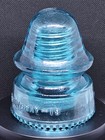 Hemingray 19 Aqua Blue Green Glass Insulator Made In U s a   Perfect Condition 