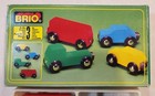 1985 Brio Set  33320 Train Cars Accessories Wooden Railway Complete In Box Cib