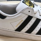 Adidas Shoes Youth 3 Superstar Casual Sneakers White Leather Low Top Fu7714