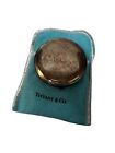 Vintage Tiffany And Co Sterling Silver Powder Compact Engraved Monogram