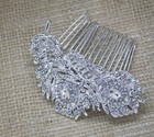 Vintage Hair Comb Bridal Wedding Crystal Rhinestone Hair Accessories 4879