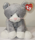 Ty Pluffies - Pursley The Cat  10 Inch  New Mwmts Soft Plush Stuffed Animal Toy