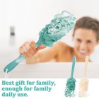 2pack Back Scrubber For Shower Loofah With Long Handle  Shower Brush For Body  1