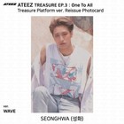 Ateez Treasure Ep 3 One To All Platform Ver  Reissue Photocard