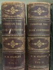 Through The Dark Continent  In Darkest Africa Lot Of 5 Stanley Map Antique 1878