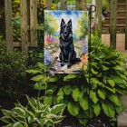 Caroline s Treasures Belgian Sheepdog Spring Path Garden Flag Dac6564gf
