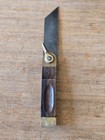 Antique Stanley No 25 Wood And Brass Sliding Bevel  Small 6 Inch