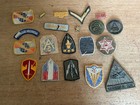 Military Patch Junk Drawer Lot Of 20 Vintage Modern Us Army Honor Rank Ironsides