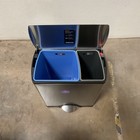 Simplehuman 46l Dual Compartment Recycling Step Trash Can Cw1830