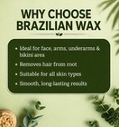 Jayam Herbal Brazilian Stripless Wax Beans Hard Wax With White Chocolate 100gm