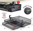 Large Storage Drawer Organizer Metal Under Desk 2 Slide Out Drawer Home Office