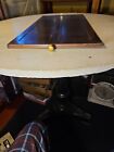 Antique Mahogany Victor Victrola L-door Pullout Shelf With Original Gold Knob 