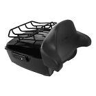 King Pack Trunk Mount Rack For Harley Davidson Tour Pak Road Glide 2014-23 Black