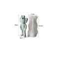 Diy 3d Bear Silicone Candle Mold Making Soap Plaster Resin Craft Moulds Us Stock