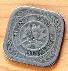 1948 Curacao 5 Cents