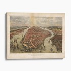 Old Map Of Nyc - New York City 1865 Vintage Maps Canvas Wall Art Print