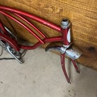 1972 Red Schwinn Deluxe Stingray W  Fork fenders  Chain Guard crank chain kick S