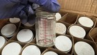 Halliburton Gas Oil Well Glass Bottle Core Sample Oilfield Lot Qty 1