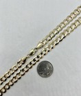 Men s Chain 9 5mm 14k Solid Gold Cuban Link Chain Men s Necklace 20 -30 