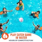 Toss   Catch Ball Game 4 Pc Kids Baseball Glove Outdoor Toys Ages 3-12 Brown