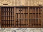 Antique Hamilton New Departure 32x17 Printer Type Tray Letterpress Drawer Case