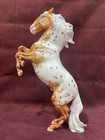Ooak Breyer Model Horse  Adonis Traditional Metallic Gold Appaloosa  Custom