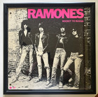 Ramones   Framed -original -rare -rocket To Russia Cardboard Promo Poster -1977