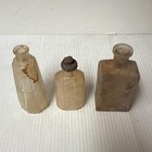 Vintage Glass Bottle Lot Of 10 In Various Condition Medicinal Lotion Drink