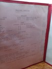 November 1970 Watson Drugs Restaurant Soda Fountain Menu Orange Ca Jrr54