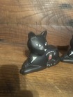 2-vintage 1981 Union Carbide Eveready  save With The Cat  Black Cat Coin Banks 