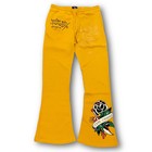 Ed Hardy    panther Snake    Gold Bootcut Pants