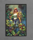 Tmnt  20 Campbell Giclee Print Poster 11x17 April O neil Turtle Power Art