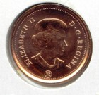 Canada 2012 1 Penny Canadian Uncirculated Unc 1 Coin Magnetic