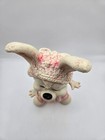 Creative Mfg Inc  Pink Bunny Rabbit 1977 Vintage Coin Bank Head Moves