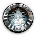 2023  1 Cayman Islands Stingray W sailing Ship Privy  1oz Fine Silver Proof-like